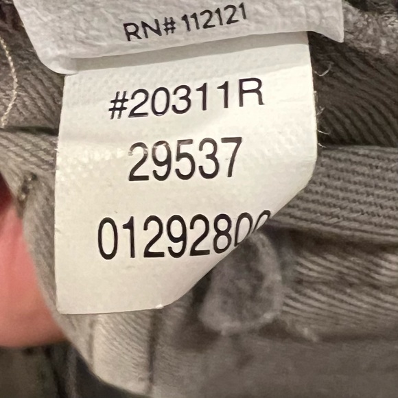 Spanx Stretch Twill Gray Ankle Cargo Pants Women’s Size Large 28” inseam - Picture 4 of 4